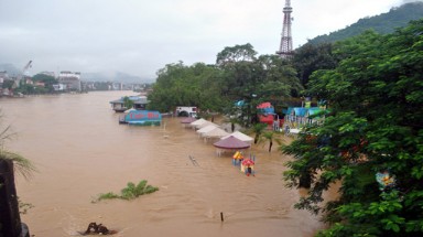 Ngập úng nghiêm trọng tại thành phố Hà Giang