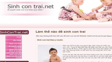 Loạn “bí kíp” sinh con theo ý muốn