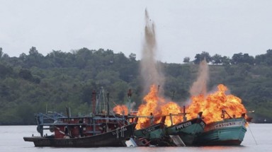 Indonesia đánh chìm 86 tàu cá Việt Nam