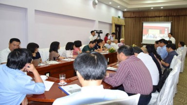 Một số hình ảnh Bộ trưởng Bộ TN&MT đến thăm và làm việc với Hội Bảo vệ TN&MT Việt Nam