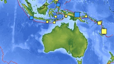 Động đất mạnh tại Papua New Guinea, Indonesia, Nhật Bản