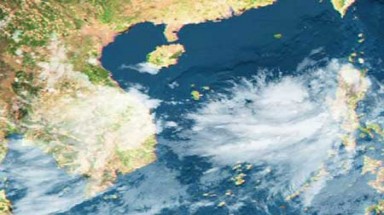 Xuất hiện áp thấp nhiệt đới gần bờ