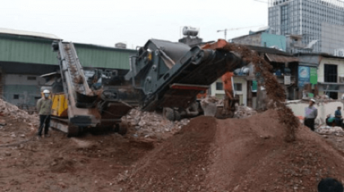 Hà Nội sẽ nghiền chất thải xây dựng để giảm ô nhiễm bụi