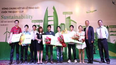 Trao giải cuộc thi làm video clip “Sustainability – All we need is U”