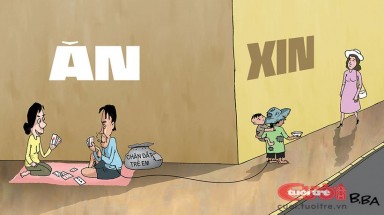 Người ăn và kẻ xin