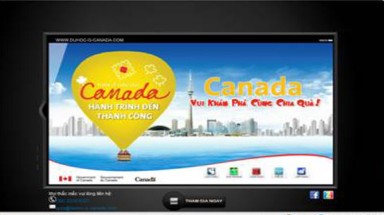 Cuộc thi trắc nghiệm :"Canada -Vui khám phá, Cùng chia quà ! "