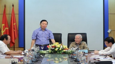 Họp hội đồng xét tặng Giải thưởng Môi trường Việt Nam 2019