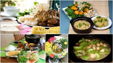 Ngon lạ với các món lẩu chay mùa Vu Lan