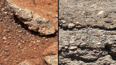 Phát hiện dấu tích của suối trên sao Hỏa