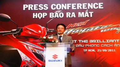 Ra mắt phiên bản New Suzuki Hayate 125cc SS mới