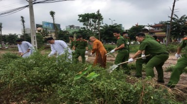 Chùa Pháp Vân góp phần phát huy vai trò các tôn giáo tham gia bảo vệ môi trường và ứng phó BĐKH