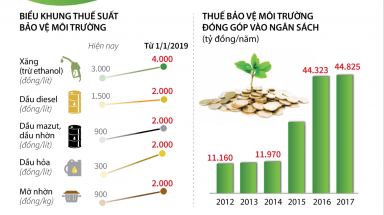 THUẾ BẢO VỆ MÔI TRƯỜNG CŨNG BỊ ĐÁNH THUẾ VAT: Liệu thuế có chồng thuế?