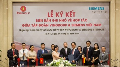   Vingroup và Siemens ký Biên bản Hợp tác về công nghệ
