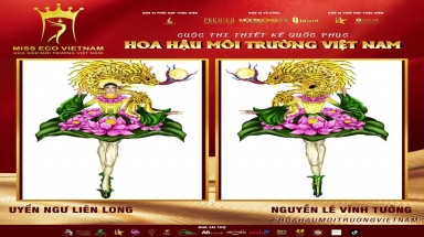 Tác phẩm dự thi thiết kế Quốc phục dành cho đại diện Việt Nam tại Miss Eco (bài 11)