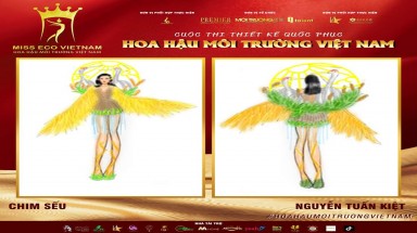 Tác phẩm dự thi thiết kế Quốc phục dành cho đại diện Việt Nam tại Miss Eco (bài 15)