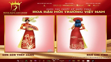 Tác phẩm dự thi thiết kế Quốc phục dành cho đại diện Việt Nam tại Miss Eco (bài 18)
