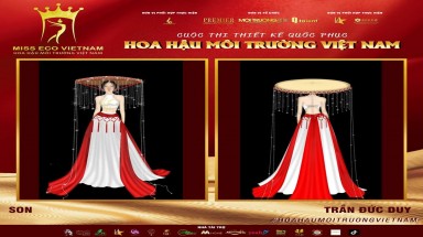 Tác phẩm dự thi thiết kế Quốc phục dành cho đại diện Việt Nam tại Miss Eco (bài 19)