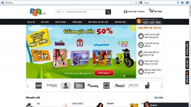 Ra mắt website thương mại điện tử 123.vn
