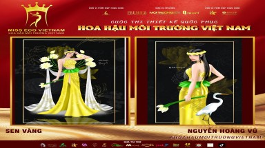 Tác phẩm dự thi thiết kế Quốc phục dành cho đại diện Việt Nam tại Miss Eco (Bài 27)