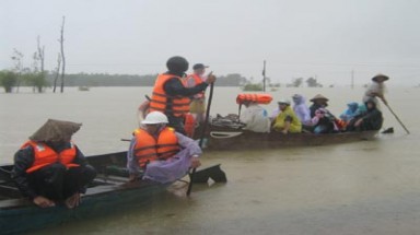 Các sông từ Bình Định đến Khánh Hoà có lũ cao