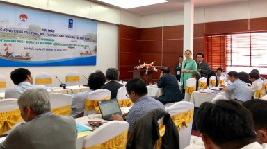Phục hồi và tái thiết sau thiên tai theo nguyên tắc xây dựng lại tốt hơn
