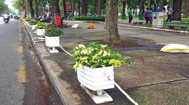 TPHCM: Thấy gì qua những “rào hoa” ở công viên 30.4?
