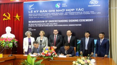 Việt Nam - New Zealand:Tăng cường hợp tác cung cấp thông tin dự báo thời tiết kịp thời và chính xác