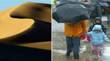 Xuất hiện "mưa máu" lạ kỳ