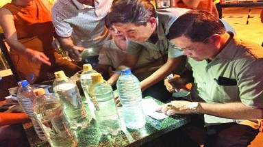 Ban Quản lý chung cư The Parkland bơm nước... tưới cây cho dân dùng
