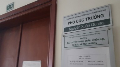 Tổng cục Môi trường thông tin về việc bố trí cán bộ tại Cục Kiểm soát hoạt động bảo vệ môi trường