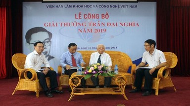 Viện Hàn lâm khoa học Việt Nam mời VACNE tham gia Giải thưởng Trần Đại Nghĩa năm 2019