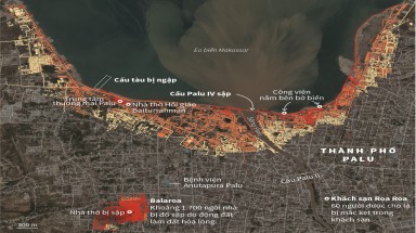 Đồ hoạ:Động đất để lại thảm họa ở Palu, Indonesia
