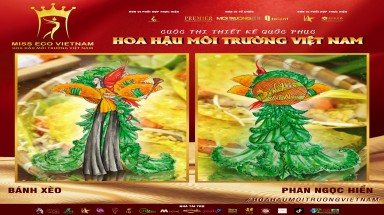 Tác phẩm dự thi thiết kế Quốc phục dành cho đại diện Việt Nam tại Miss Eco (Bài 37)