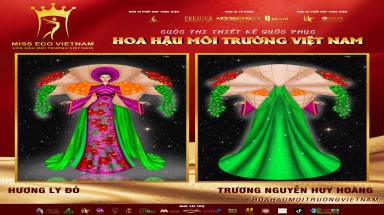Tác phẩm dự thi thiết kế Quốc phục dành cho đại diện Việt Nam tại Miss Eco (Bài 38)