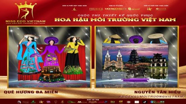 Tác phẩm dự thi thiết kế Quốc phục dành cho đại diện Việt Nam tại Miss Eco (Bài 36)