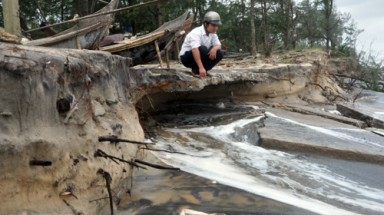 Biển đang “ăn” vào đất liền của tỉnh Thừa thiên-Huế