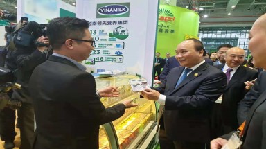 Sản phẩm Vinamilk ra mắt người tiêu dùng Trung Quốc tại CIIE 2018