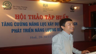 WWF- Việt Nam cùng các tỉnh miền Trung hướng tới quy hoạch năng lượng bền vững
