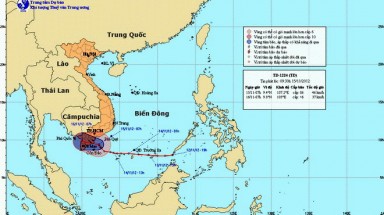 Áp thấp nhiệt đới đang áp sát Bà Rịa - Vũng Tàu