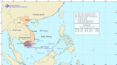 Tin áp thấp nhiệt đới gần bờ
