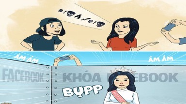 Khi đăng quang  hoa hậu mà chưa kịp khóa Facebook