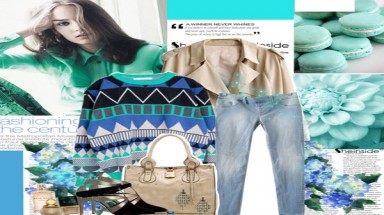 Cách mix đồ tinh ý với họa tiết hình học