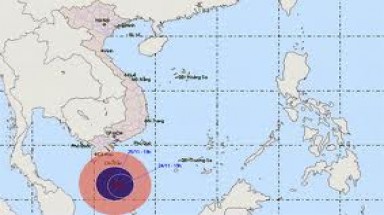Áp thấp gây ảnh hưởng khu vực Nam biển Đông