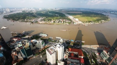 Hầm dìm chạy dưới đáy sông Sài Gòn
