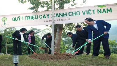 Hành trình về nguồn của Vinamilk và Quỹ 1 triệu cây xanh tại tỉnh Cao Bằng