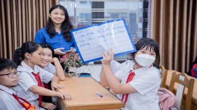 Hoạt động ngoại khóa giảm thiểu rác nhựa tại trường học