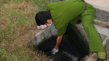 Bắt quả tang Nhà máy Miwon Tây Ninh xả thải trộm
