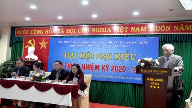 Ông Đoàn Tấn Hận tiếp tục được bầu giữ chức vụ Chủ tịch Hội BVTN&MT tỉnh Quảng Ngãi