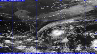 Tin bão gần biển đông: Bão di chuyển theo hướng giữa Tây Tây Bắc và Tây Bắc