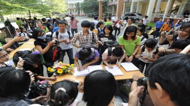 Hình ảnh phát động Dự án “Không chất độc hại trong thực phẩm” tại ĐHNL TP.HCM